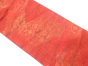 切りばめ風 花更紗模様織り出し 袋帯